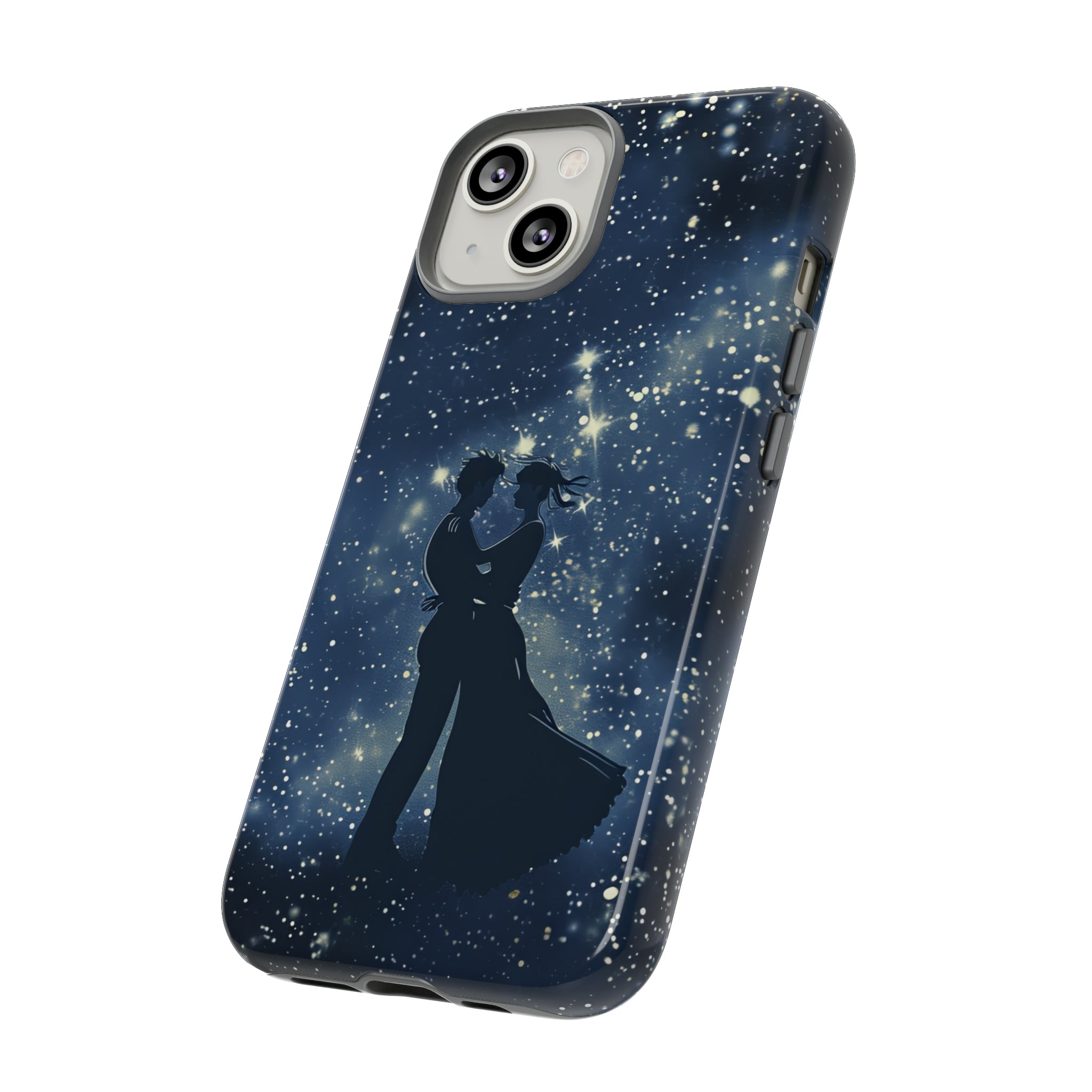 Starry Night Embrace - Protective Phone Case