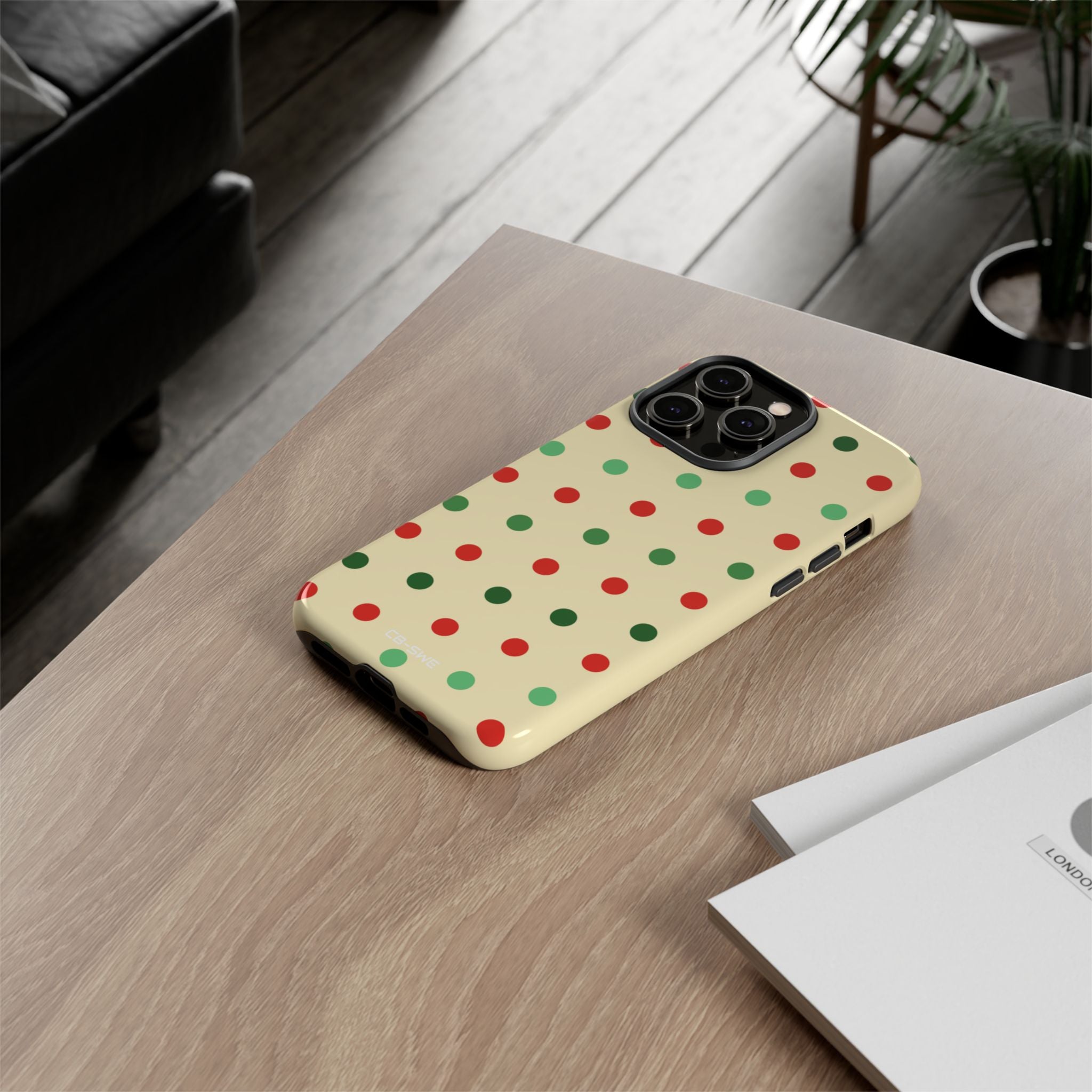 Colorful Dots Dance - iPhone Case