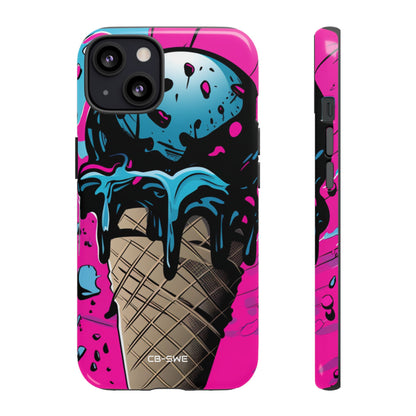 Vibrant Ice Cream Splash - iPhone Case