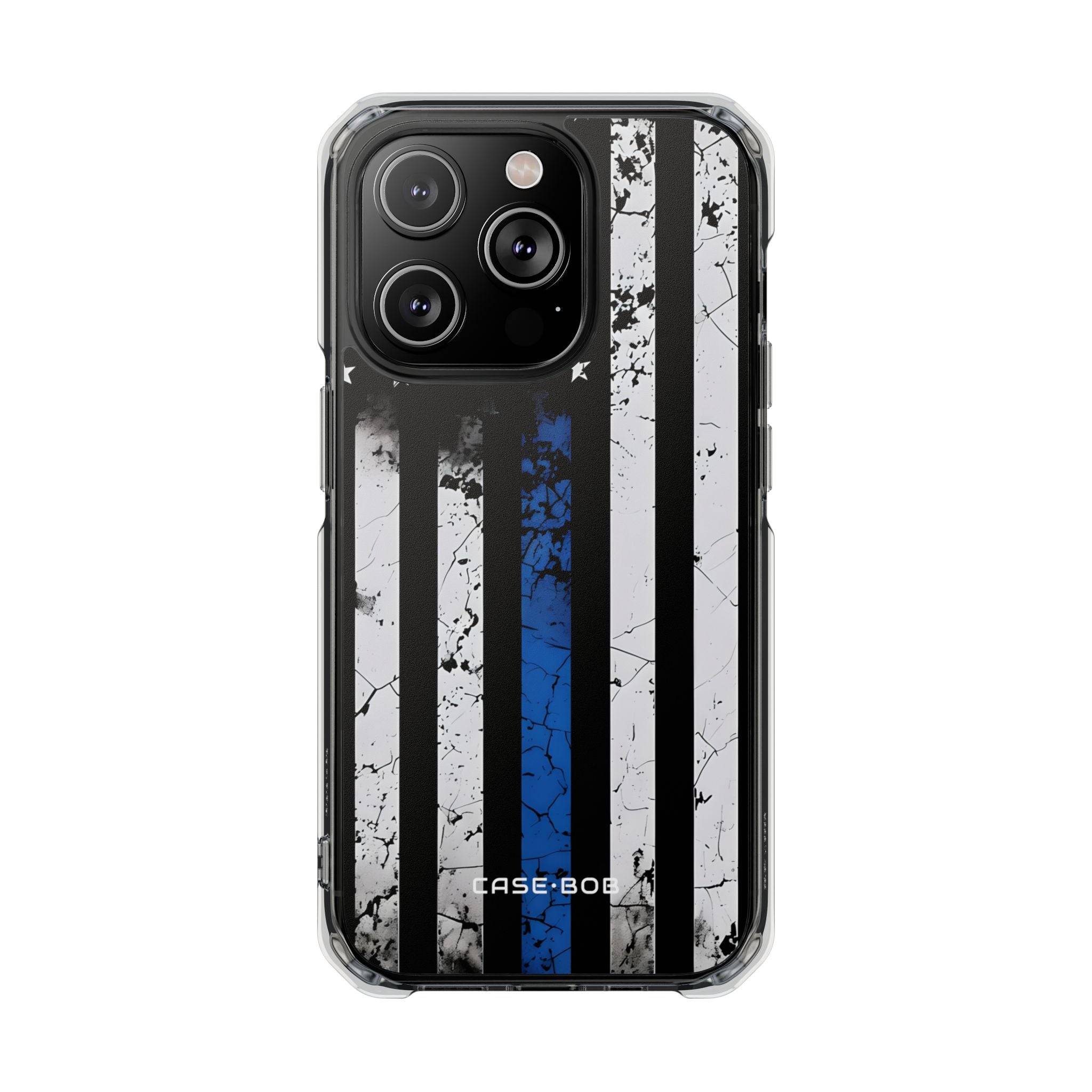 Blue Stripe Flag iPhone 14 Pro Case - Impact