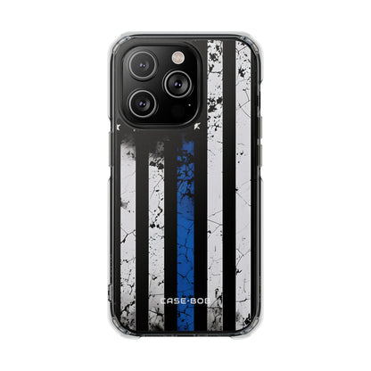 Blue Stripe Flag iPhone 14 Pro Case - Impact