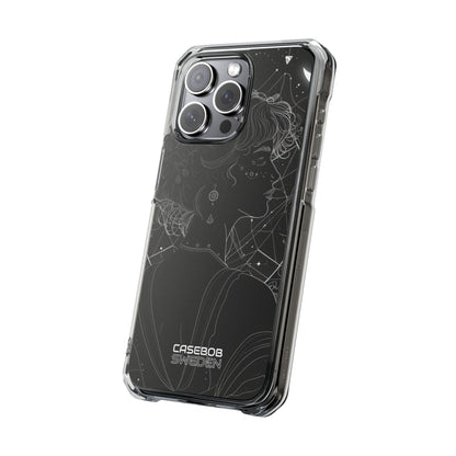 Celestial Bloom Silhouette iPhone 15 - Impact Clear+