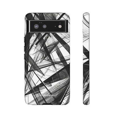 Monochrome Chaos - Phone Case for Google Pixel