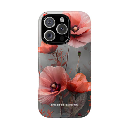 Ethereal Floral Elegance iPhone 16 - Tough Phone Case