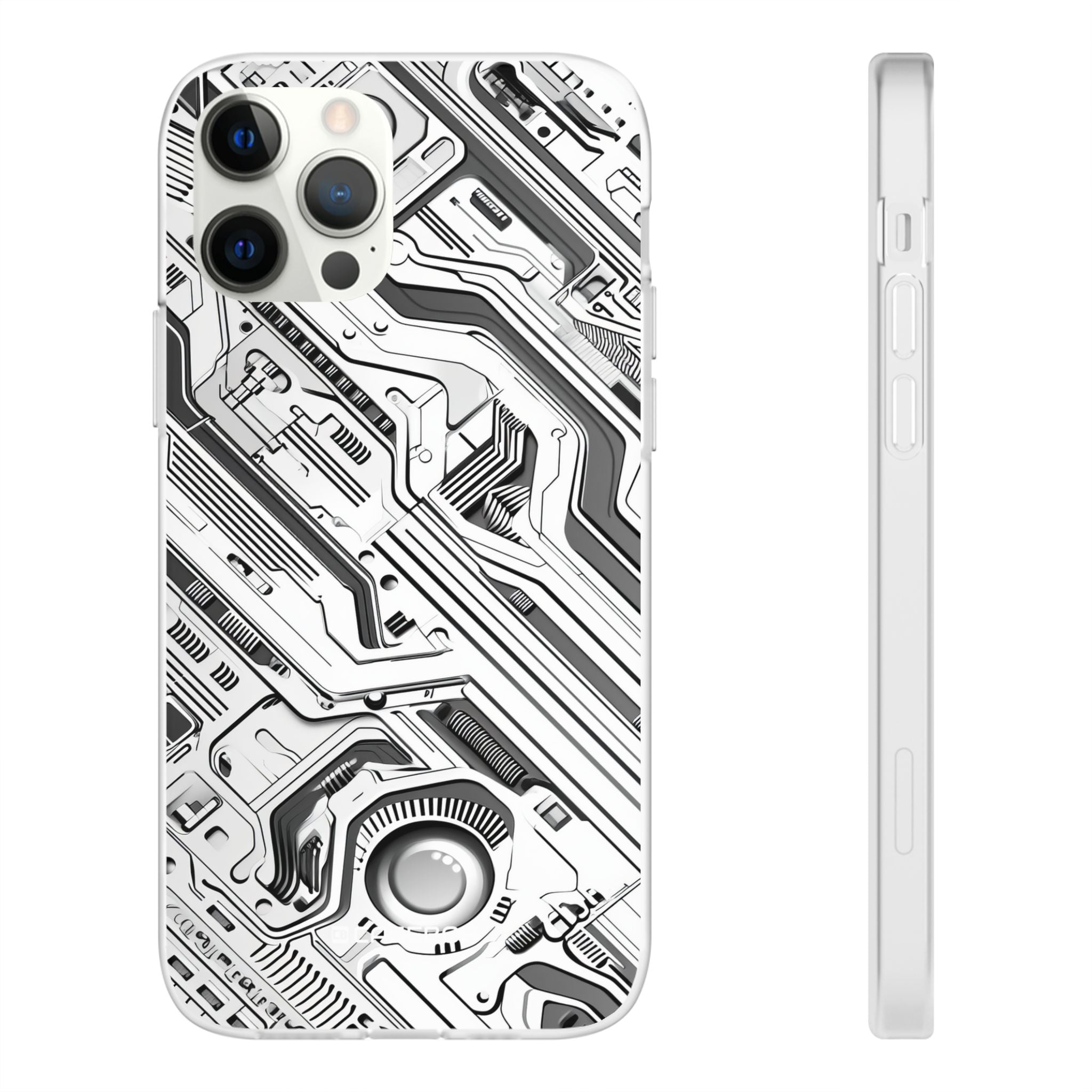 Techno Circuitry | Flexible Phone Case for iPhone