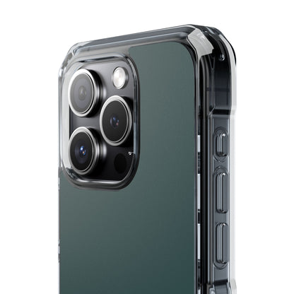 Dark Slate Gray - Clear Impact Case for iPhone