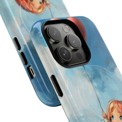 Heart Balloon Whimsy iPhone 14 Pro Case - Tough+