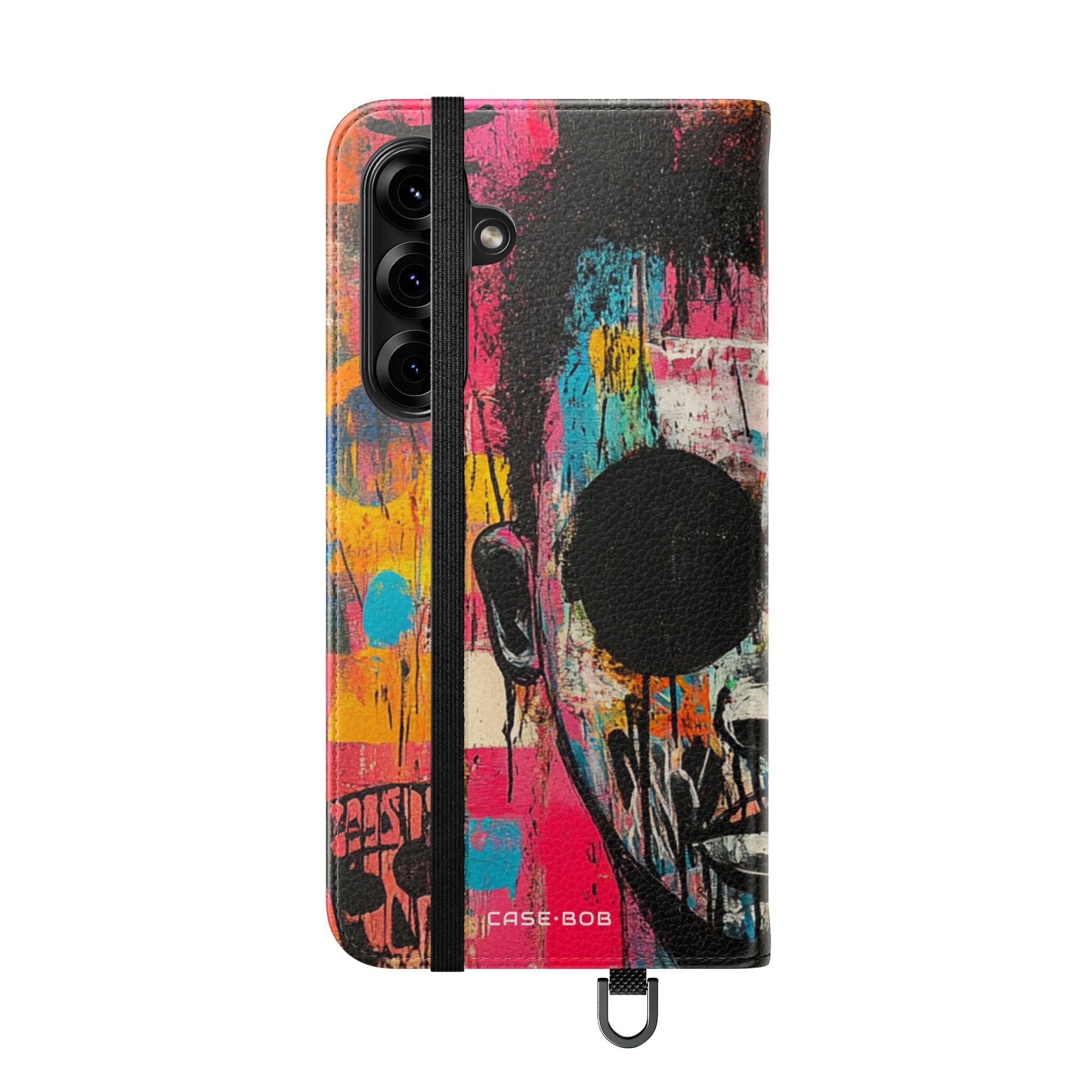 Black Orb Face - Samsung S25+ Case - Wallet