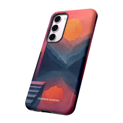 Surreal Sunset Landscape - Tough Samsung S23 Phone Case