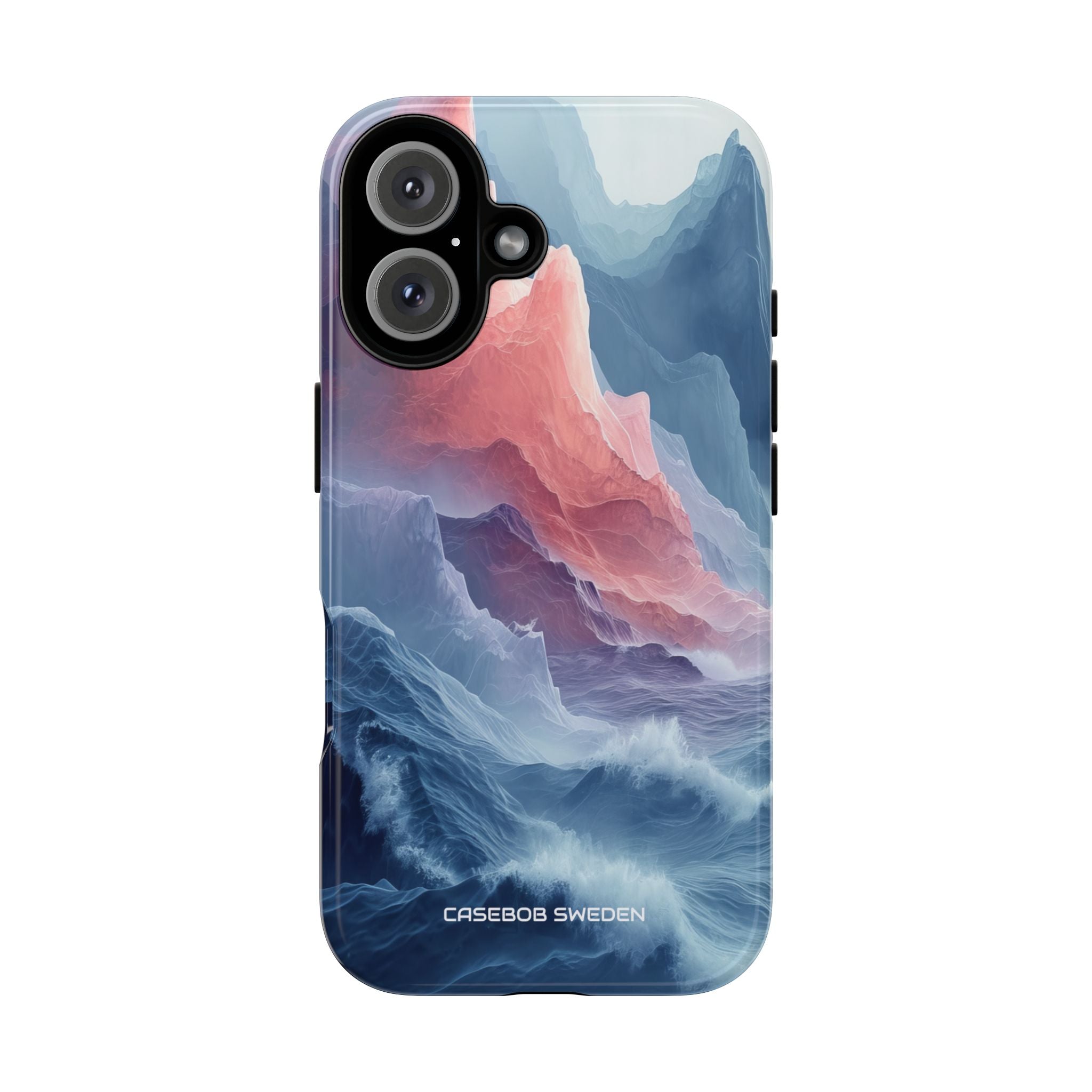 Mountain Wave Serenity - Tough iPhone 16 Phone Case