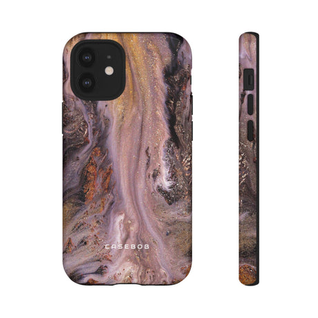 Pink Marble Ink Art - Protective Phone Case