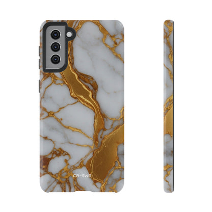 Golden Veins Flow - Samsung Case