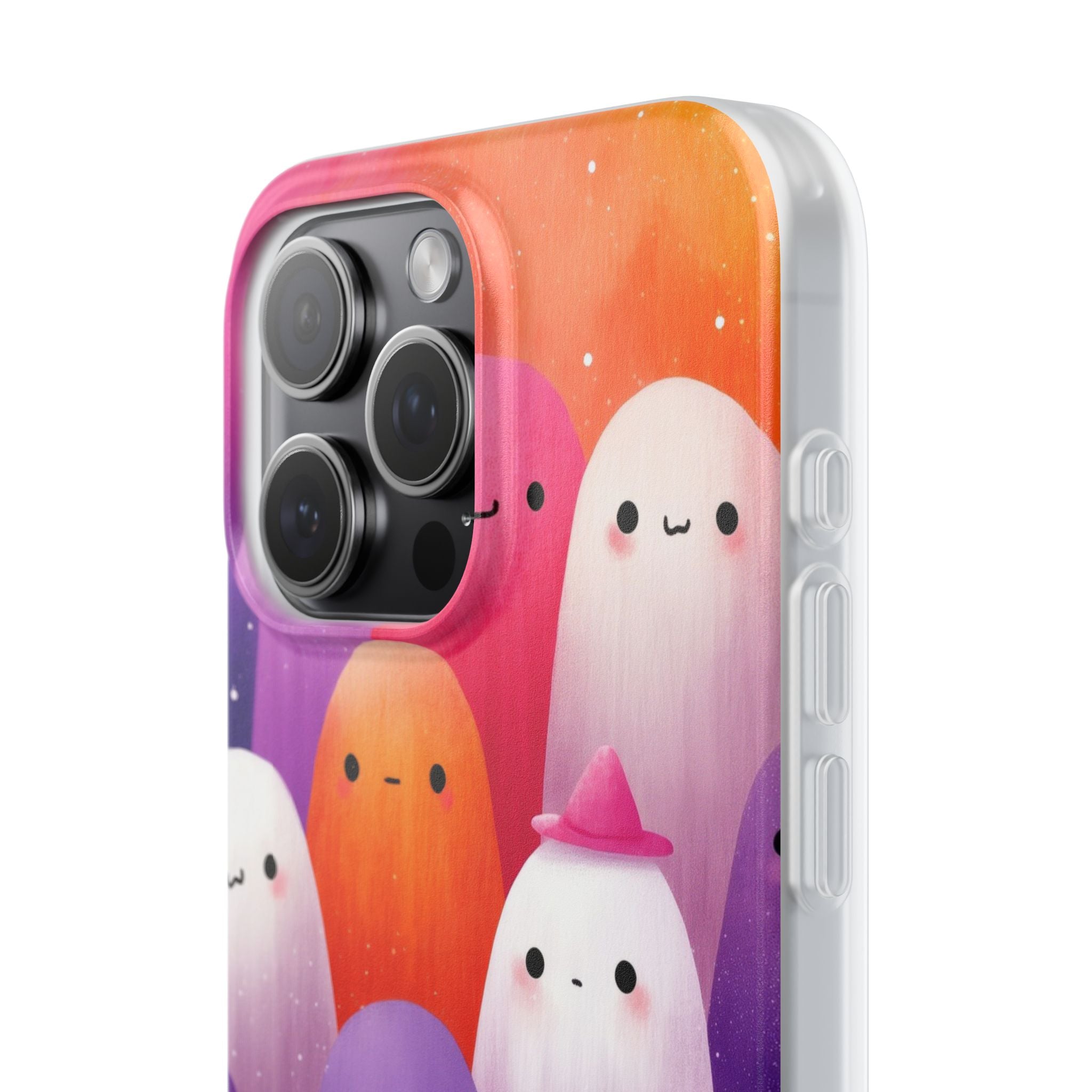 Ghostly Glow iPhone 15 Pro Max Case - Soft