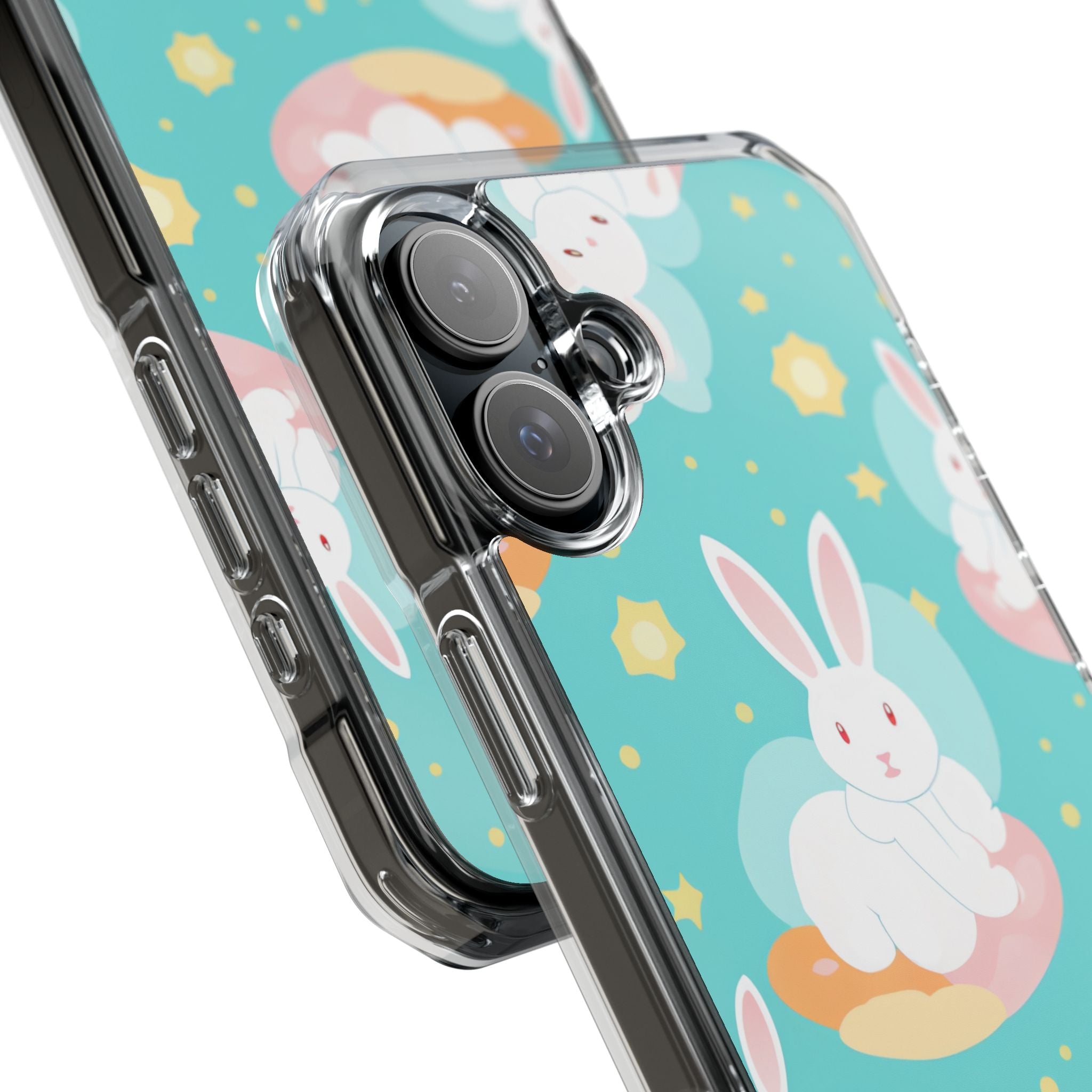 Bunnies Float Dreamily iPhone Case - Impact