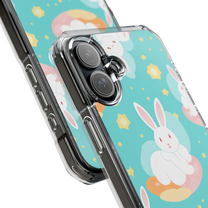 Bunnies Float Dreamily iPhone Case - Impact