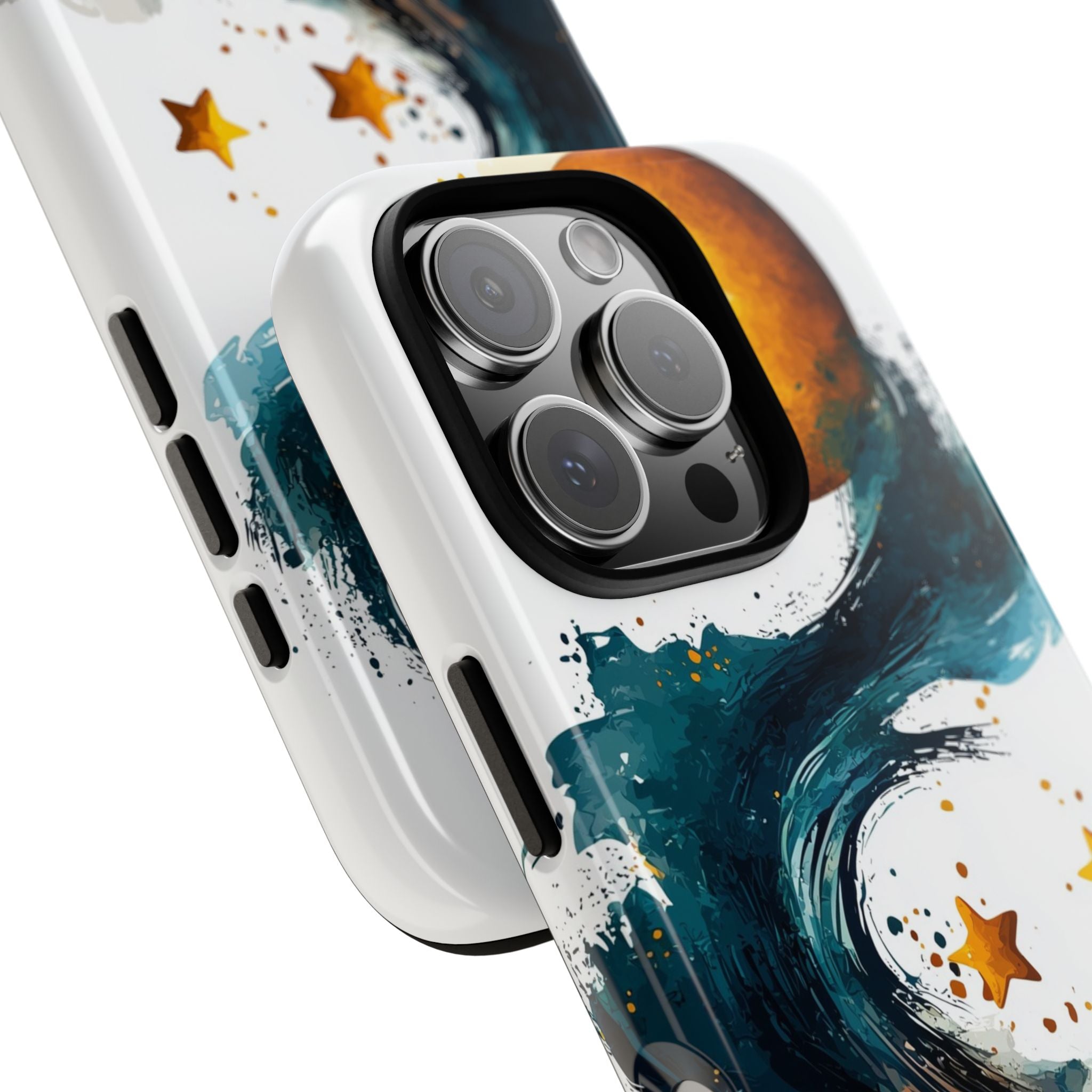 Celestial Waves Dance - iPhone Case