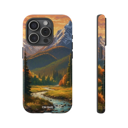 Mountain Reflections Glimmer - iPhone Case