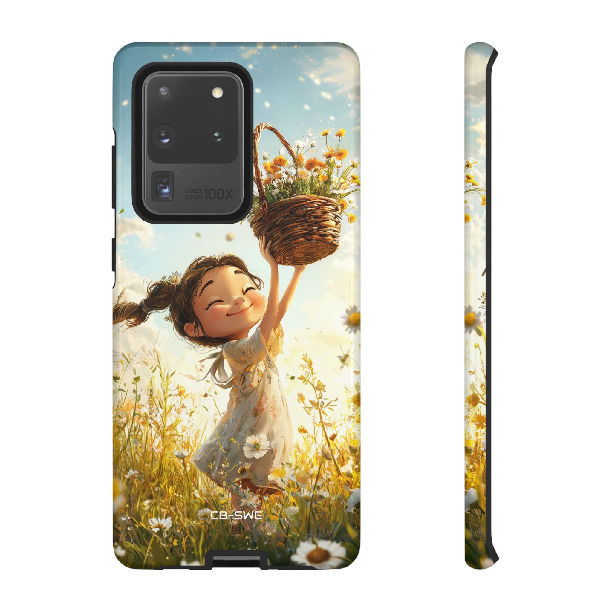 Joyful Girl Leaps - Samsung Case