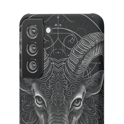 Mystic Ram Mandala | Slim Phone Case for Samsung