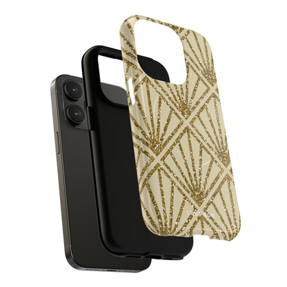 Gold Diamond Radiance iPhone 14 Pro Case - Tough+