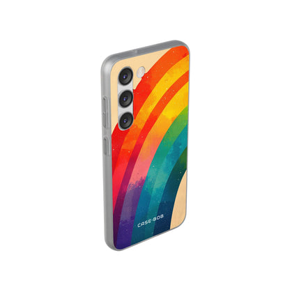 Textured Rainbow Arc Samsung S23 Case - Soft