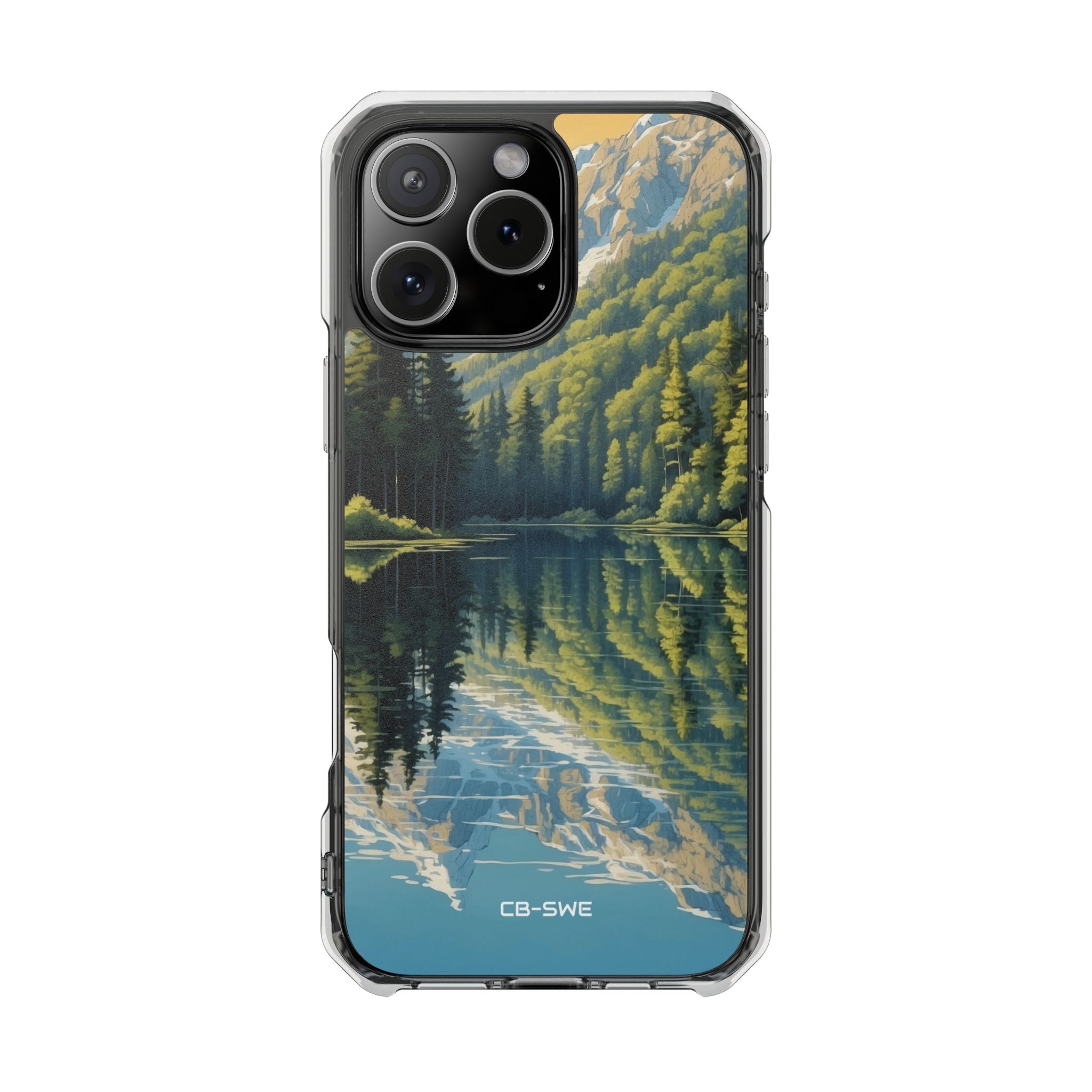 Mountain Peaks Reflect iPhone Case - Impact