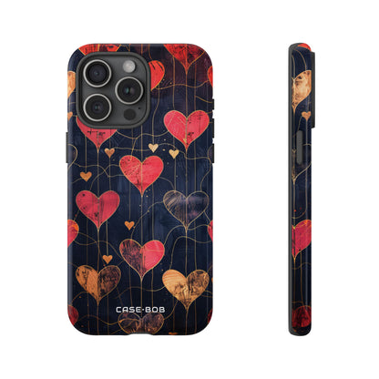 Golden Hearts Network iPhone 15 Pro Max Case - Tough