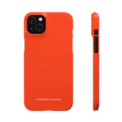 Orange Red iPhone 14 - Slim Phone Case