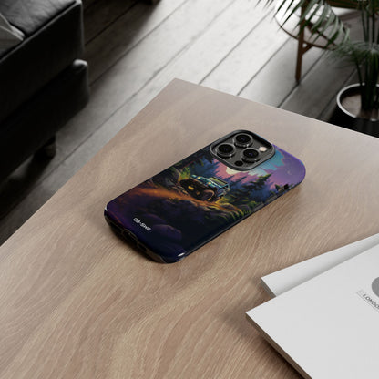 Sunset Forest Drive - iPhone Case