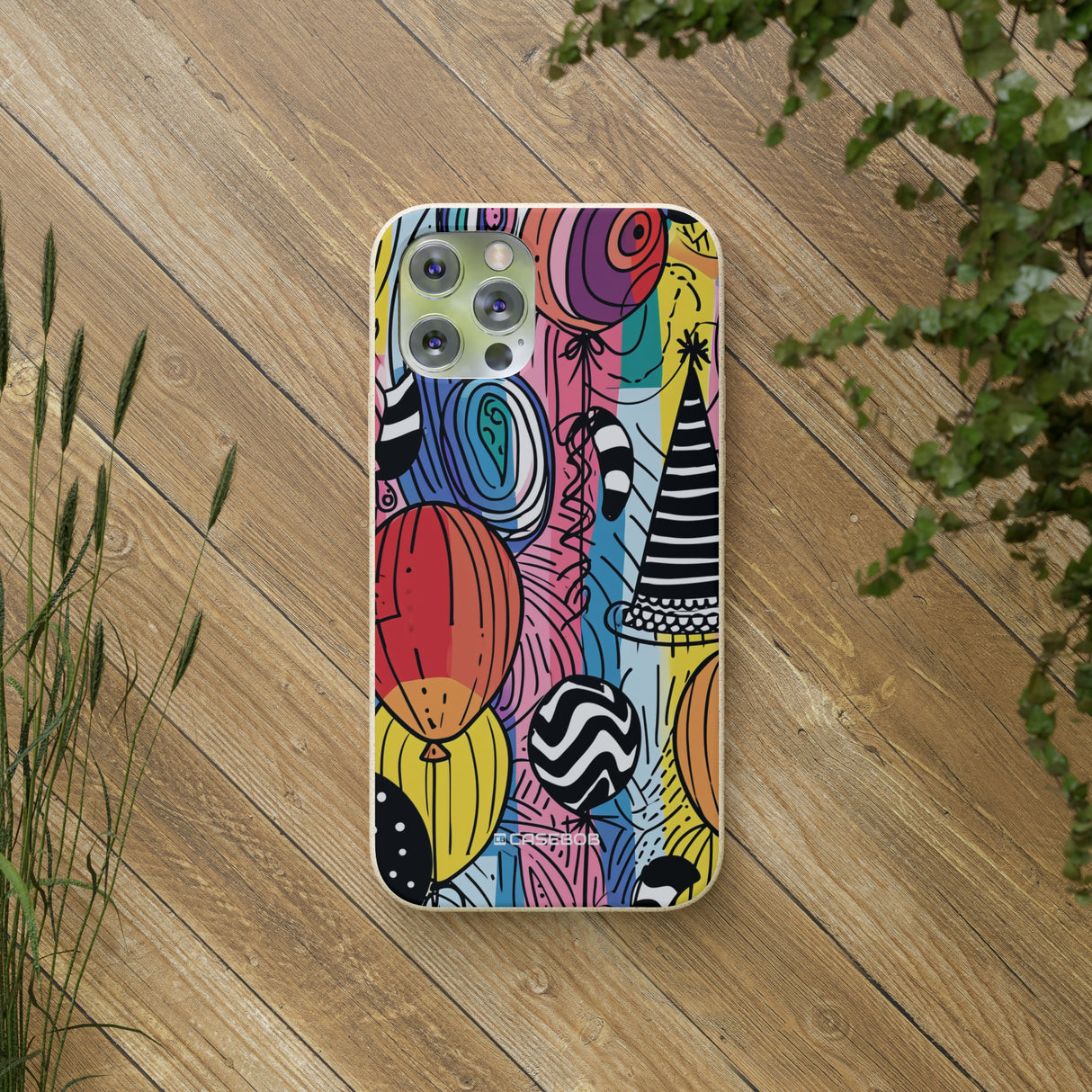 Vibrant Party Whimsy | Biodegradable Phone Case