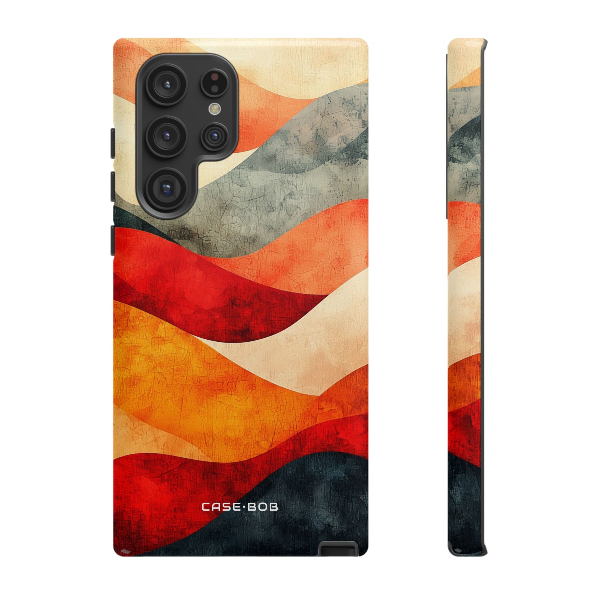 Cracked Wave Sunset Samsung S22 Ultra Case - Tough