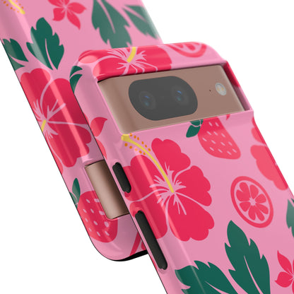 Tropical Hibiscus Harmony - Google Pixel Case
