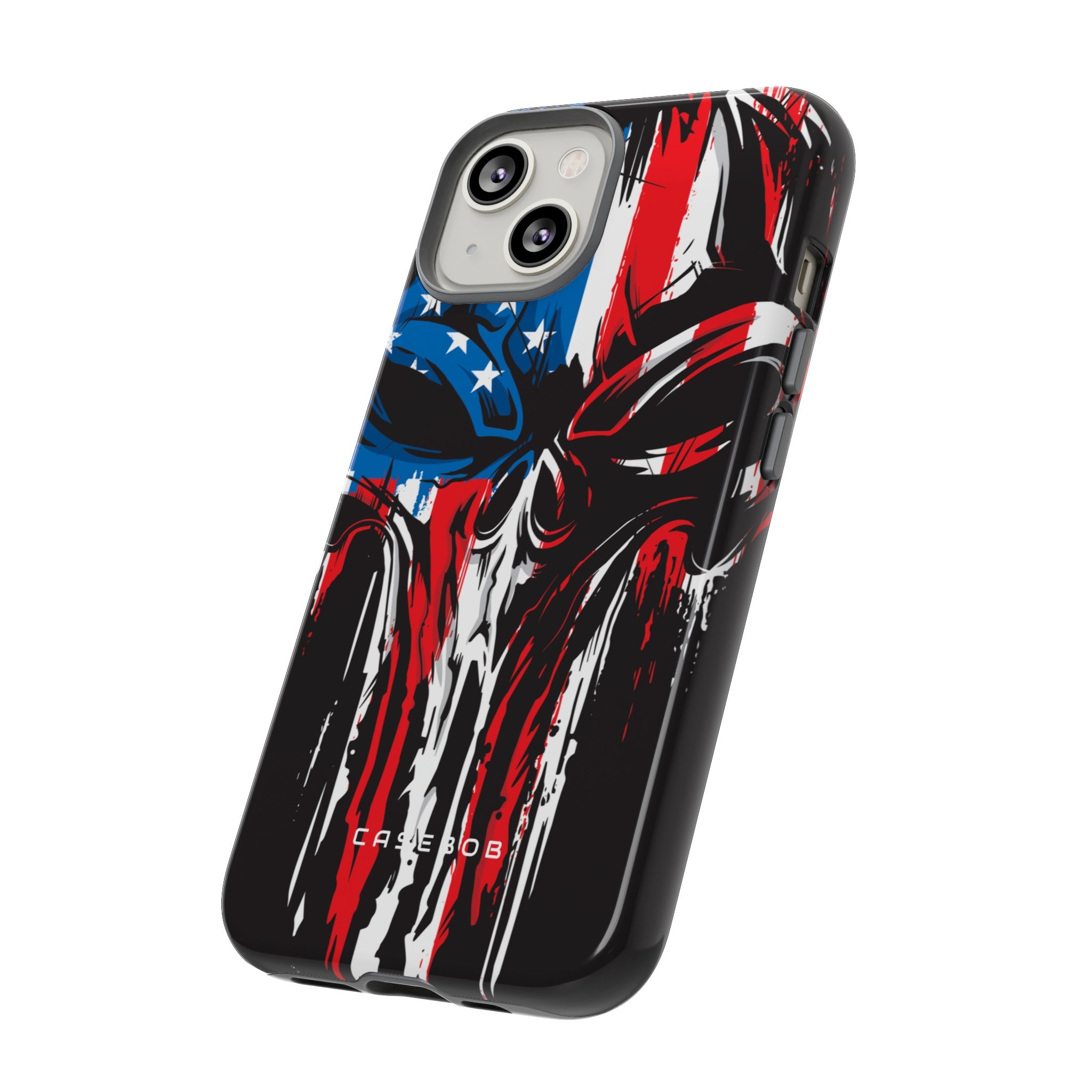 Military Grunge Skull Patriotic - Protective Phone Case