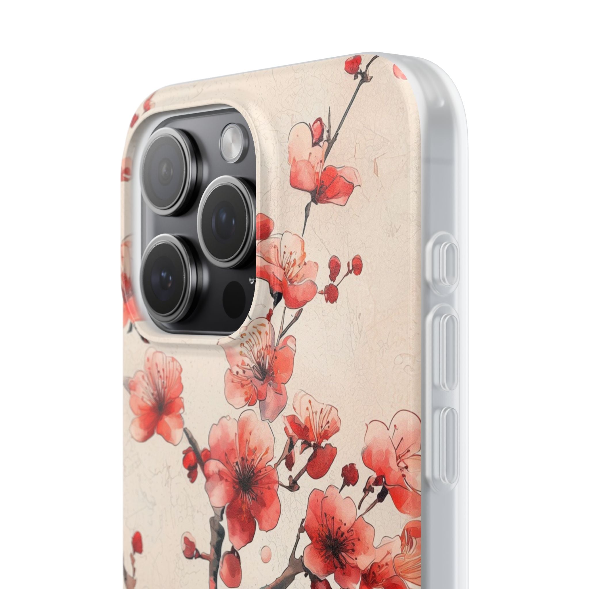 Blossom Shadow iPhone 15 Pro Max Case - Soft
