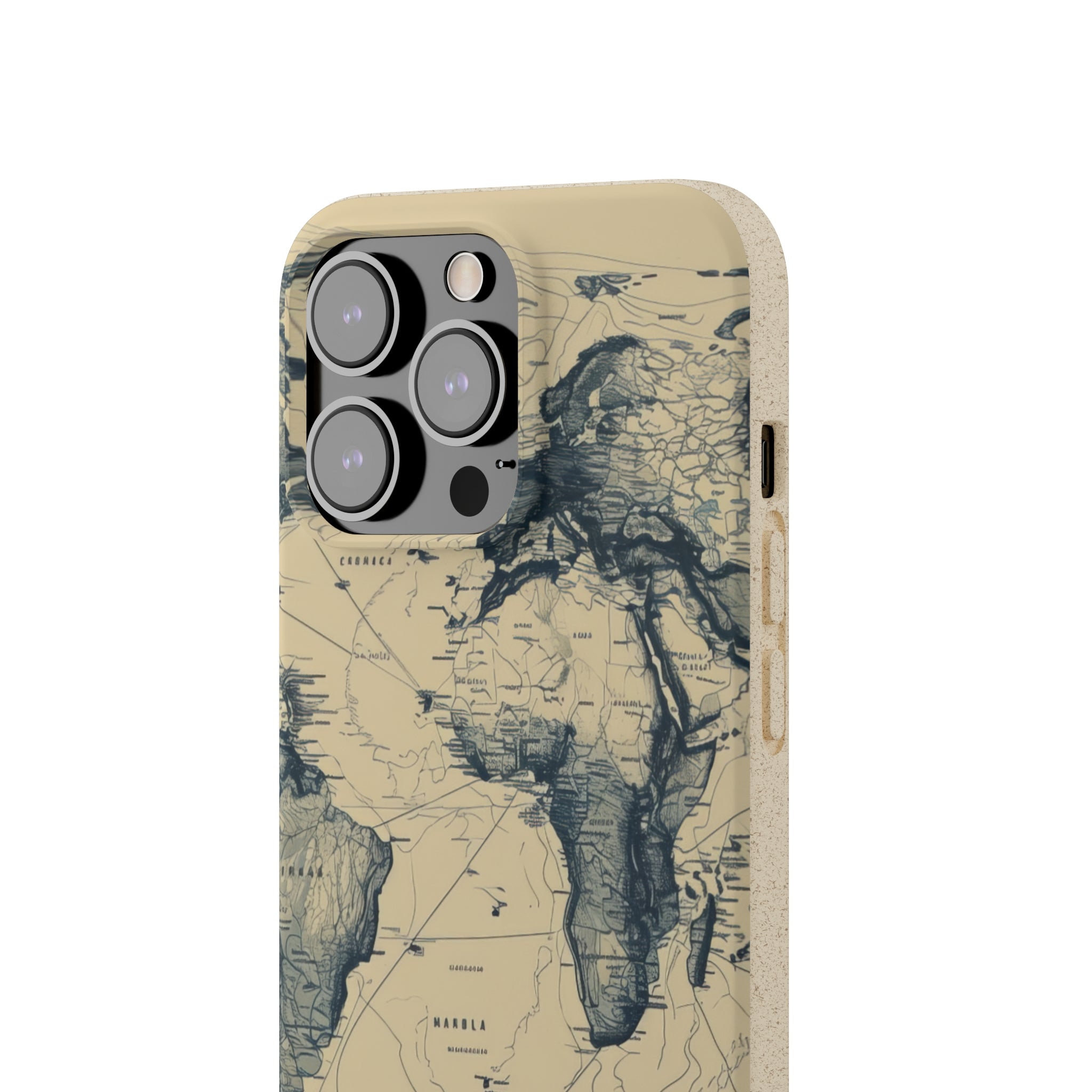 Vintage World Map | Biodegradable Phone Case