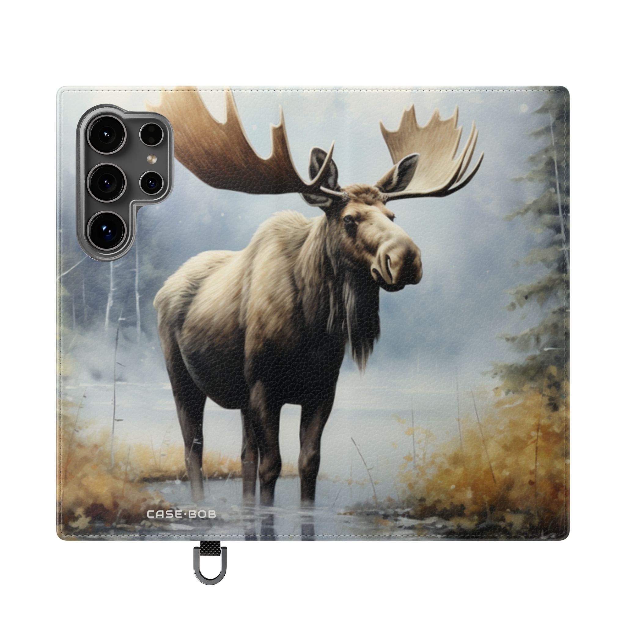 Misty Moose Reflection - Samsung S24 Ultra Case - Wallet