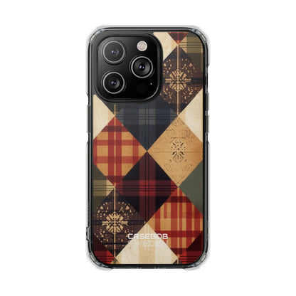Rustic Quilt Charm iPhone 14 - Impact Clear+