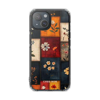Patchwork Blossoms iPhone 15 Case - Impact