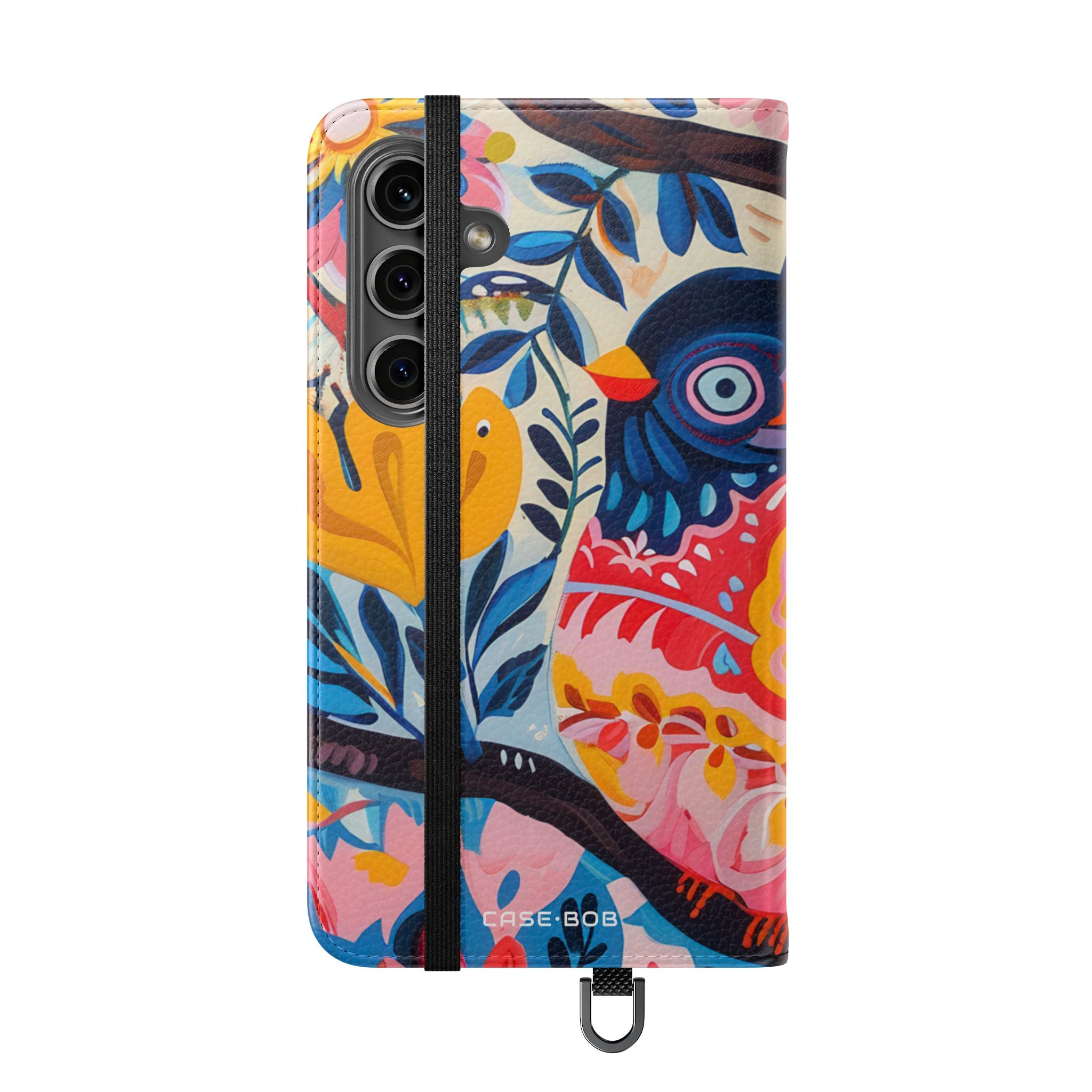 Ornate Owl Bloom - Samsung S24 Case - Wallet