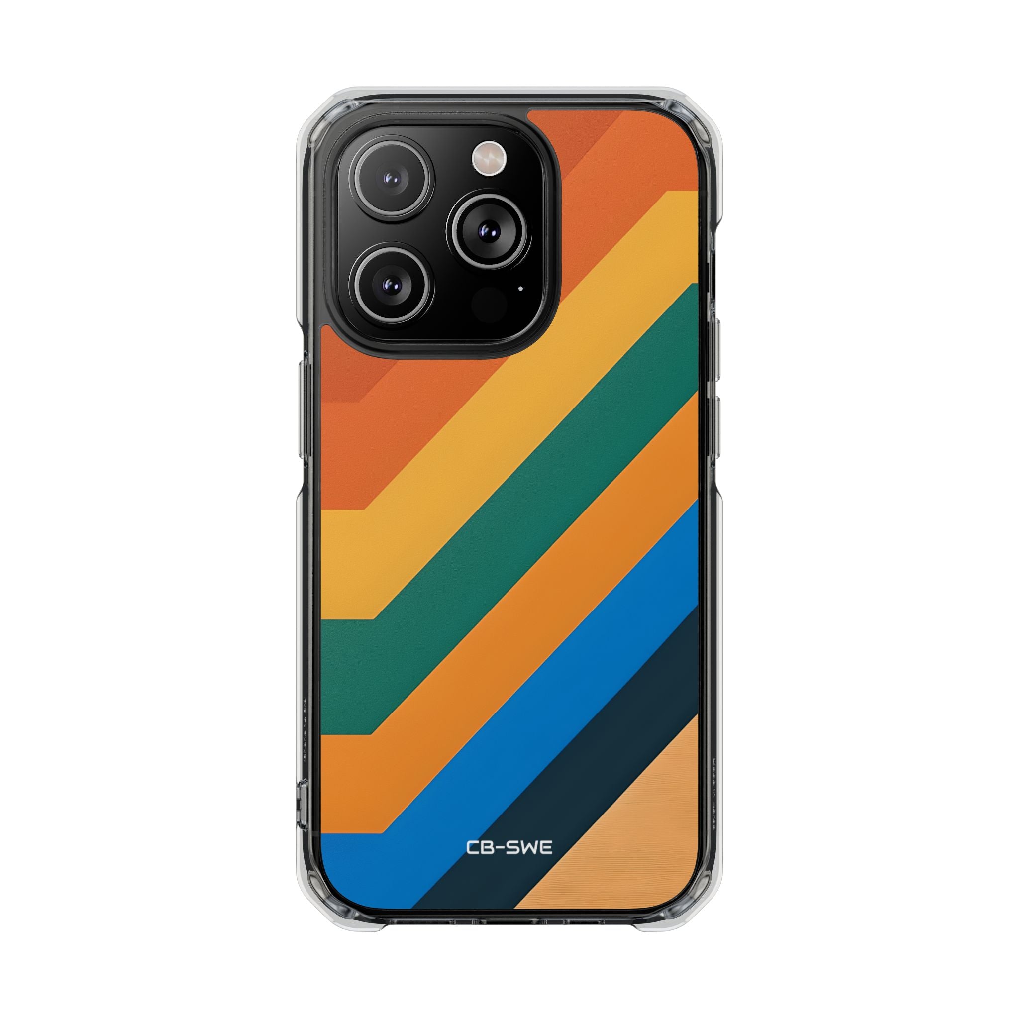 Vibrant Geometric Harmony iPhone Case - Impact