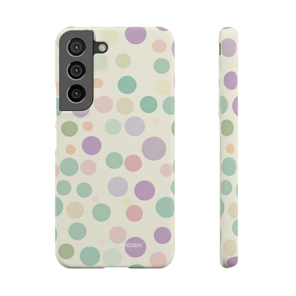 Playful Pastel Polka Dots - Slim Samsung S22 Phone Case