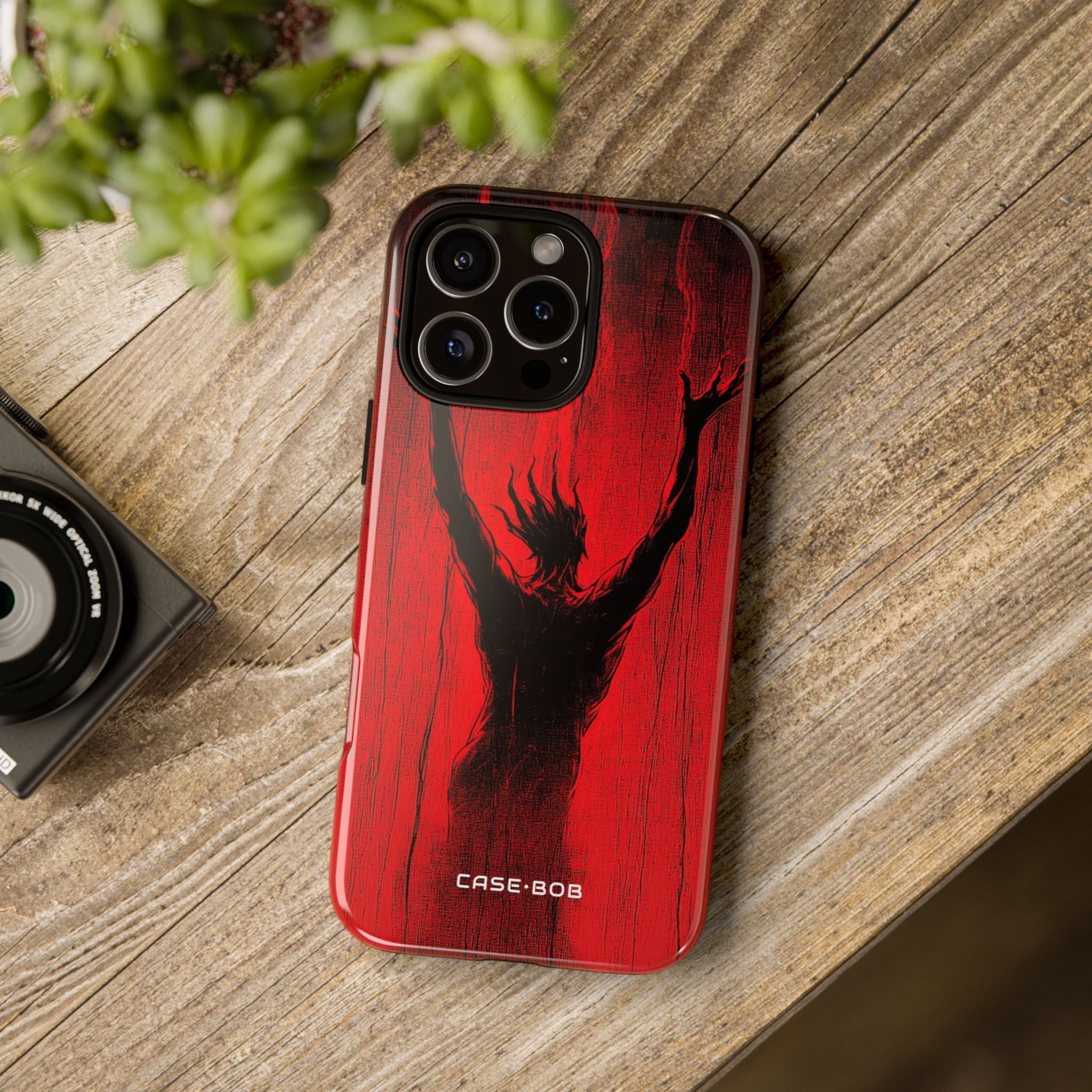 Crimson Uprising iPhone 16 Pro Max Case - Tough