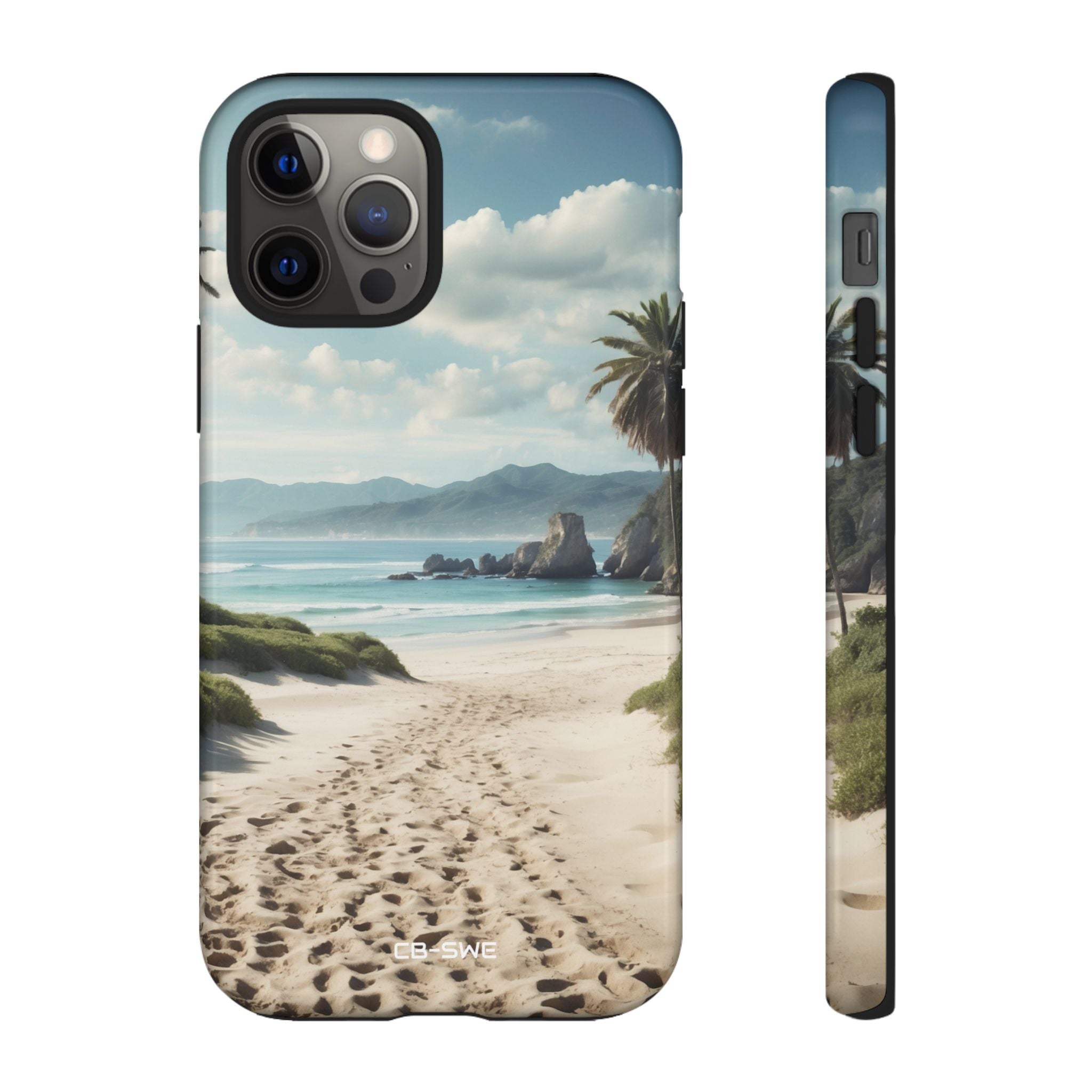 Footprints Trace Sand - iPhone Case