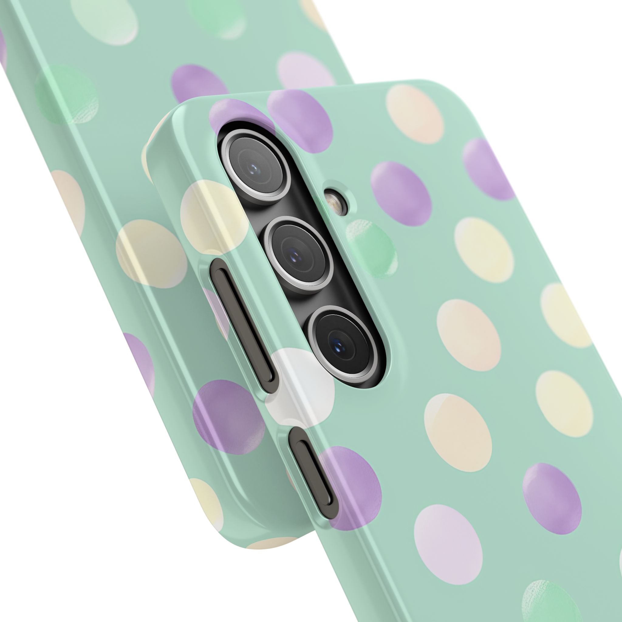 Pastel Polka Dots - Slim Samsung S24 Phone Case