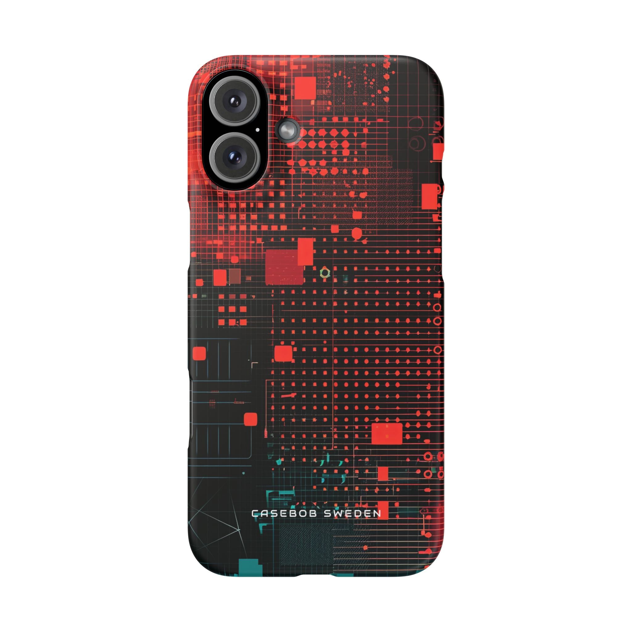 Gradient CyberFlux iPhone 16 - Slim Phone Case