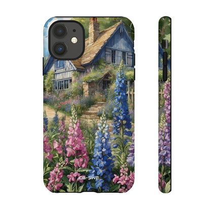 Cottage Surrounded Blossoms - iPhone Case