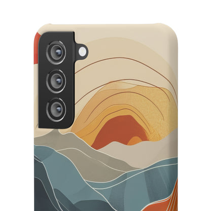 Sunset Waves | Slim Phone Case for Samsung