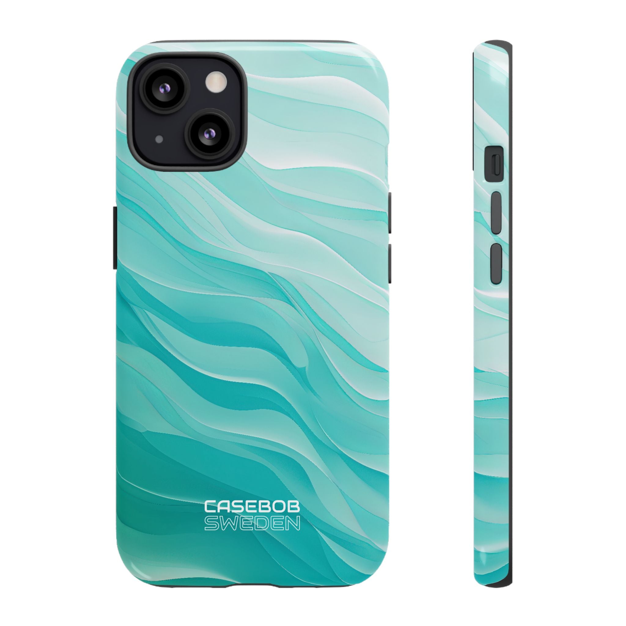 Soothing Aqua Waves iPhone 13 - Tough