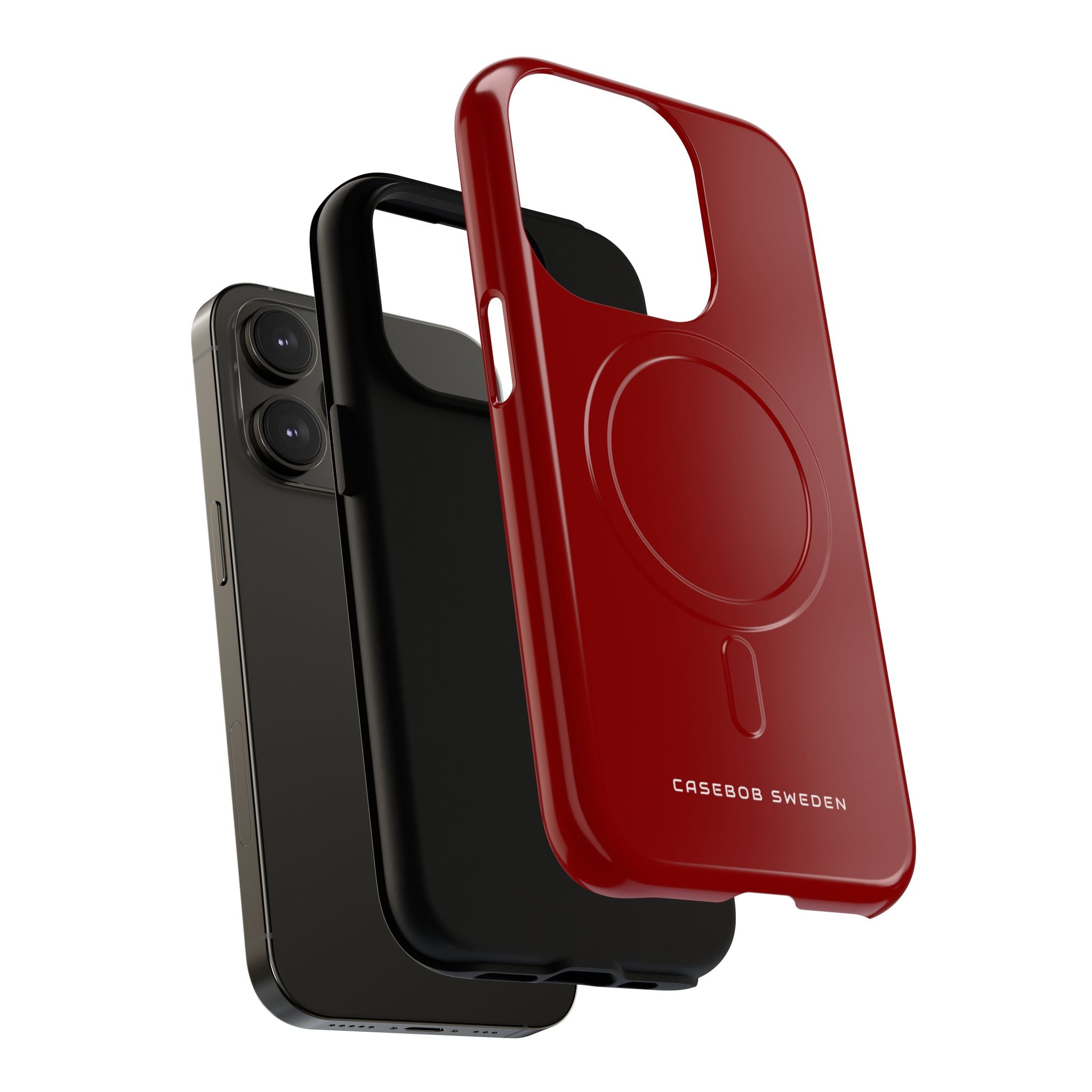 Dark Red iPhone 14 | Tough+ Phone Case