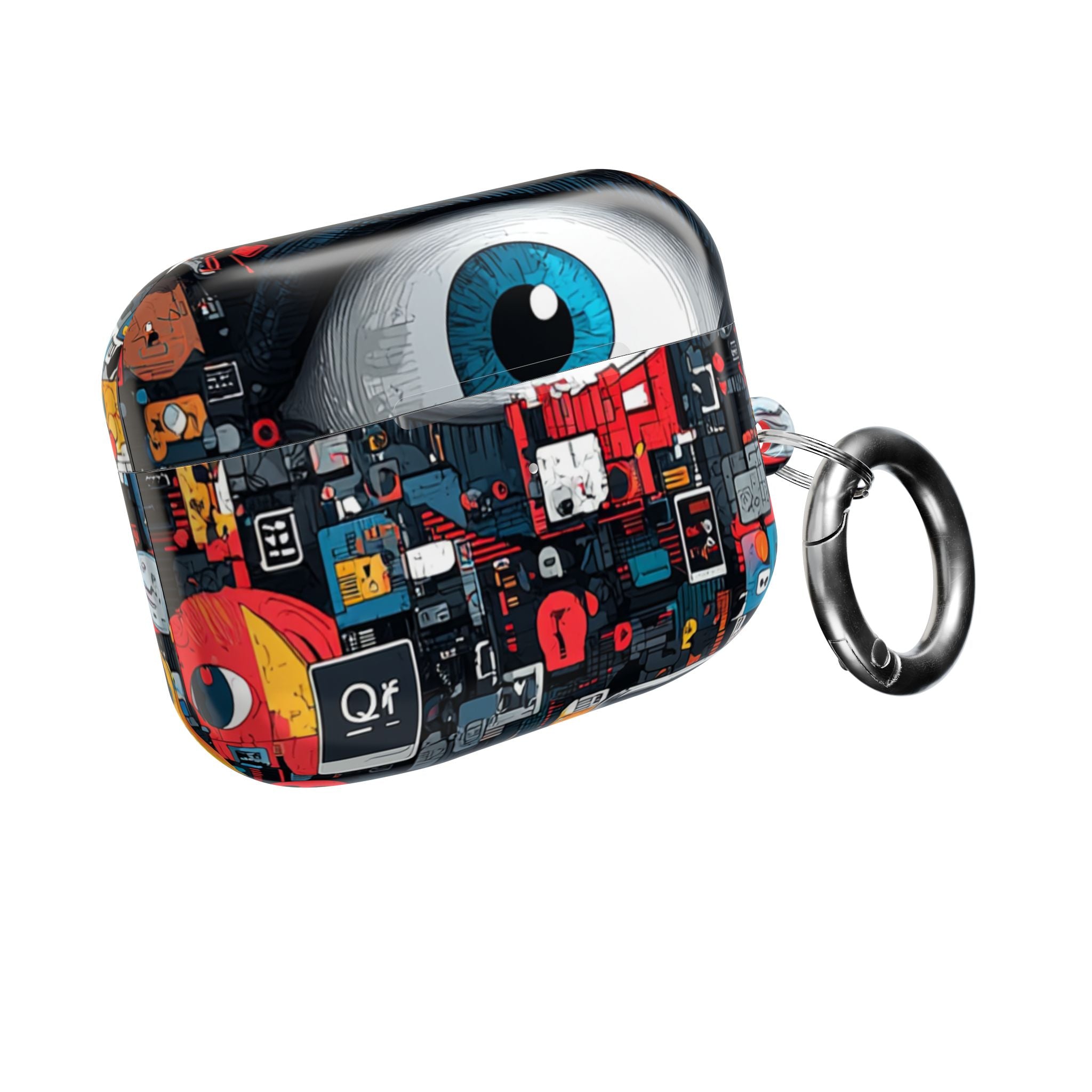 Sininen katse mosaiikki - AirPods Case